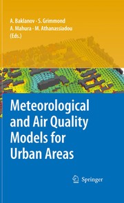 Meteorological and Air Quality Models for Urban Areas Cover Image