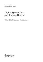 Digital System Test and Testable Design Using HDL Models and Architectures  Cover Image