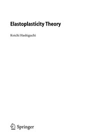 Elastoplasticity Theory Cover Image