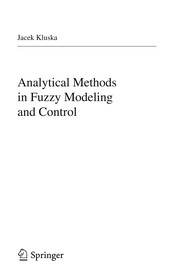 Analytical Methods in Fuzzy Modeling and Control Cover Image