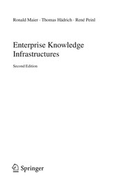 Enterprise Knowledge Infrastructures Information and Communication Technologies for Knowledge Work  Cover Image