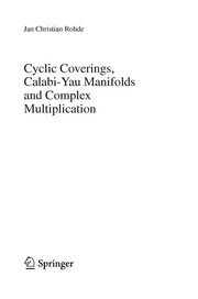 Cyclic Coverings, Calabi-Yau Manifolds and Complex Multiplication Cover Image