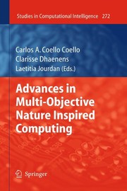 Advances in Multi-Objective Nature Inspired Computing Cover Image