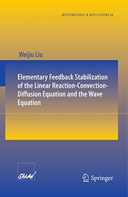 Elementary Feedback Stabilization of the Linear Reaction-Convection-Diffusion Equation and the Wave Equation Cover Image