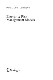 Enterprise Risk Management Models Cover Image