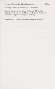 Advances in Bioinformatics and Computational Biology 4th Brazilian Symposium on Bioinformatics, BSB 2009, Porto Alegre, Brazil, July 29-31, 2009. Proceedings  Cover Image