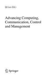 Advancing Computing, Communication, Control and Management Cover Image