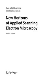 New Horizons of Applied Scanning Electron Microscopy Cover Image