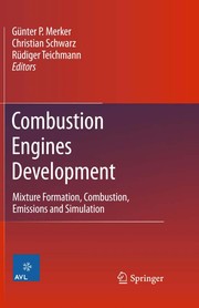 Combustion Engines Development Mixture Formation, Combustion, Emissions and Simulation  Cover Image