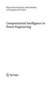 Computational Intelligence in Power Engineering Cover Image