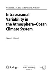 Intraseasonal Variability in the Atmosphere-Ocean Climate System Cover Image