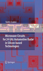 Microwave Circuits for 24 GHz Automotive Radar in Silicon-based Technologies Cover Image