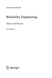 Reliability Engineering Theory and Practice  Cover Image