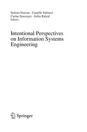 Intentional Perspectives on Information Systems Engineering Cover Image
