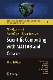 Scientific Computing with MATLAB and Octave Cover Image
