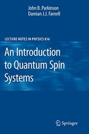 An Introduction to Quantum Spin Systems Cover Image