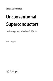 Unconventional Superconductors Anisotropy and Multiband Effects  Cover Image
