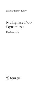 Multiphase Flow Dynamics 1 Fundamentals  Cover Image