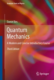 Quantum Mechanics A Modern and Concise Introductory Course  Cover Image