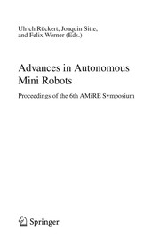 Advances in Autonomous Mini Robots Proceedings of the 6-th AMiRE Symposium  Cover Image