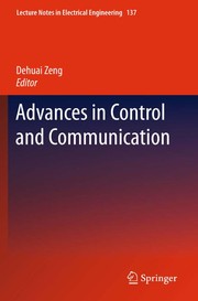 Advances in Control and Communication Cover Image