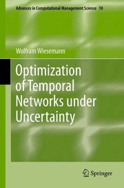 Optimization of Temporal Networks under Uncertainty Cover Image