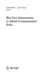 Bio-Geo Interactions in Metal-Contaminated Soils Cover Image