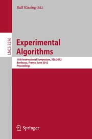 Experimental Algorithms 11th International Symposium, SEA 2012, Bordeaux, France, June 7-9, 2012. Proceedings  Cover Image