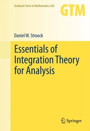 Essentials of Integration Theory for Analysis Cover Image
