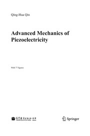 Advanced Mechanics of Piezoelectricity Cover Image