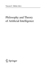Philosophy and Theory of Artificial Intelligence Cover Image
