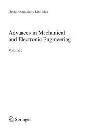 Advances in Mechanical and Electronic Engineering Volume 2  Cover Image