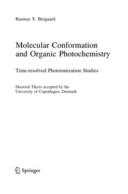 Molecular Conformation and Organic Photochemistry Time-resolved Photoionization Studies  Cover Image