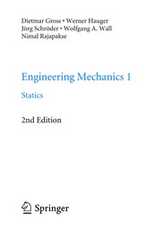 Engineering Mechanics 1 Statics  Cover Image