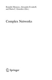 Complex Networks Cover Image