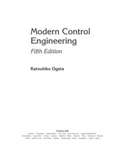 Modern control engineering  Cover Image