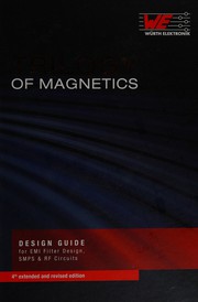 Trilogy of magnetics : design guide for EMI filter design, SMPS & RF circuits  Cover Image