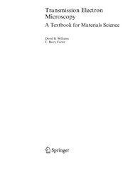 Transmission electron microscpy : a textbook for materials science, Cover Image