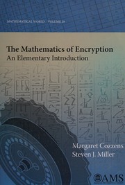 The mathematics of encryption : an elementary introduction  Cover Image
