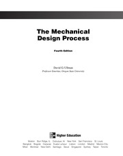 The mechanical design process  Cover Image