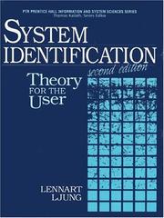 System identification : theory for the user  Cover Image
