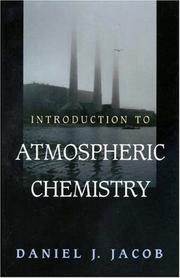 Introduction to atmospheric chemistry  Cover Image
