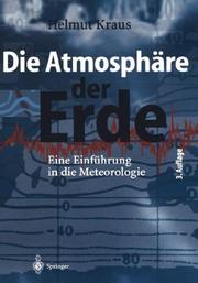 Die atmosphäre der erde : eine einführung in die metereologie  Cover Image
