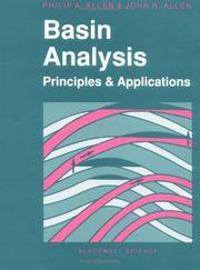 Basin analysis :  principles and applications /  Cover Image