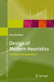 Design of Modern Heuristics Principles and Application  Cover Image