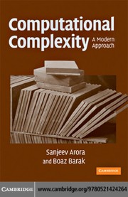 Computational complexity : a modern approach  Cover Image