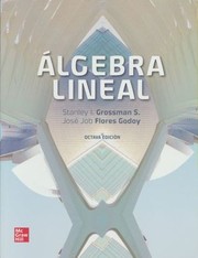 Álgebra lineal  Cover Image
