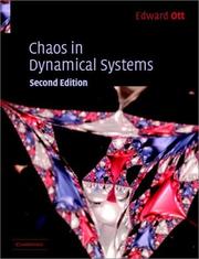 Chaos in dynamical systems  Cover Image