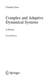 Complex and Adaptive Dynamical Systems A Primer  Cover Image