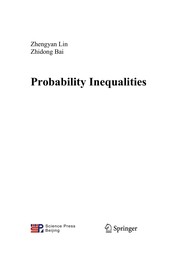 Probability Inequalities Cover Image